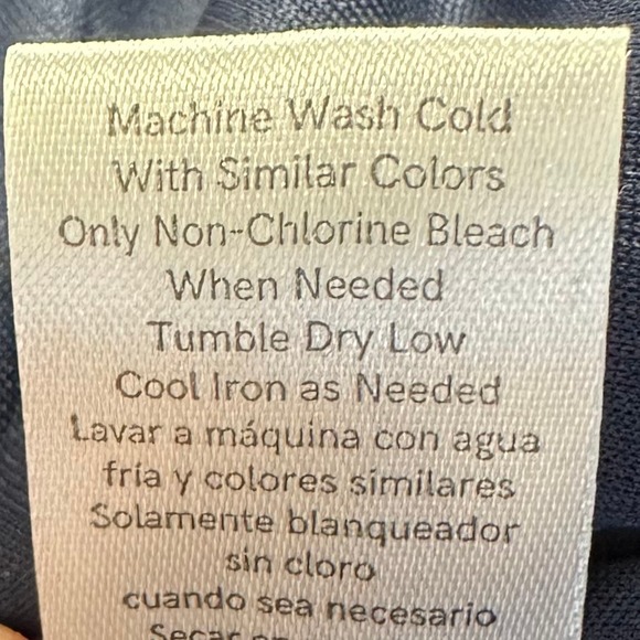 Venus Women’s Sz Lg High Collar Navy Ruched Sleeveless Blouse NWOT, V501 - Picture 14 of 14